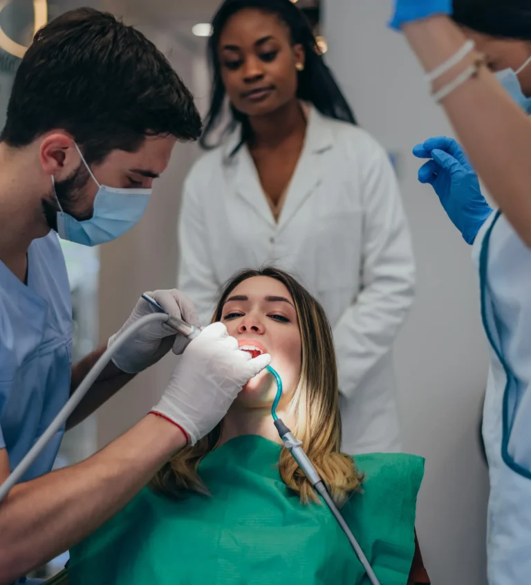 Emergency Dental Treatment In Progress